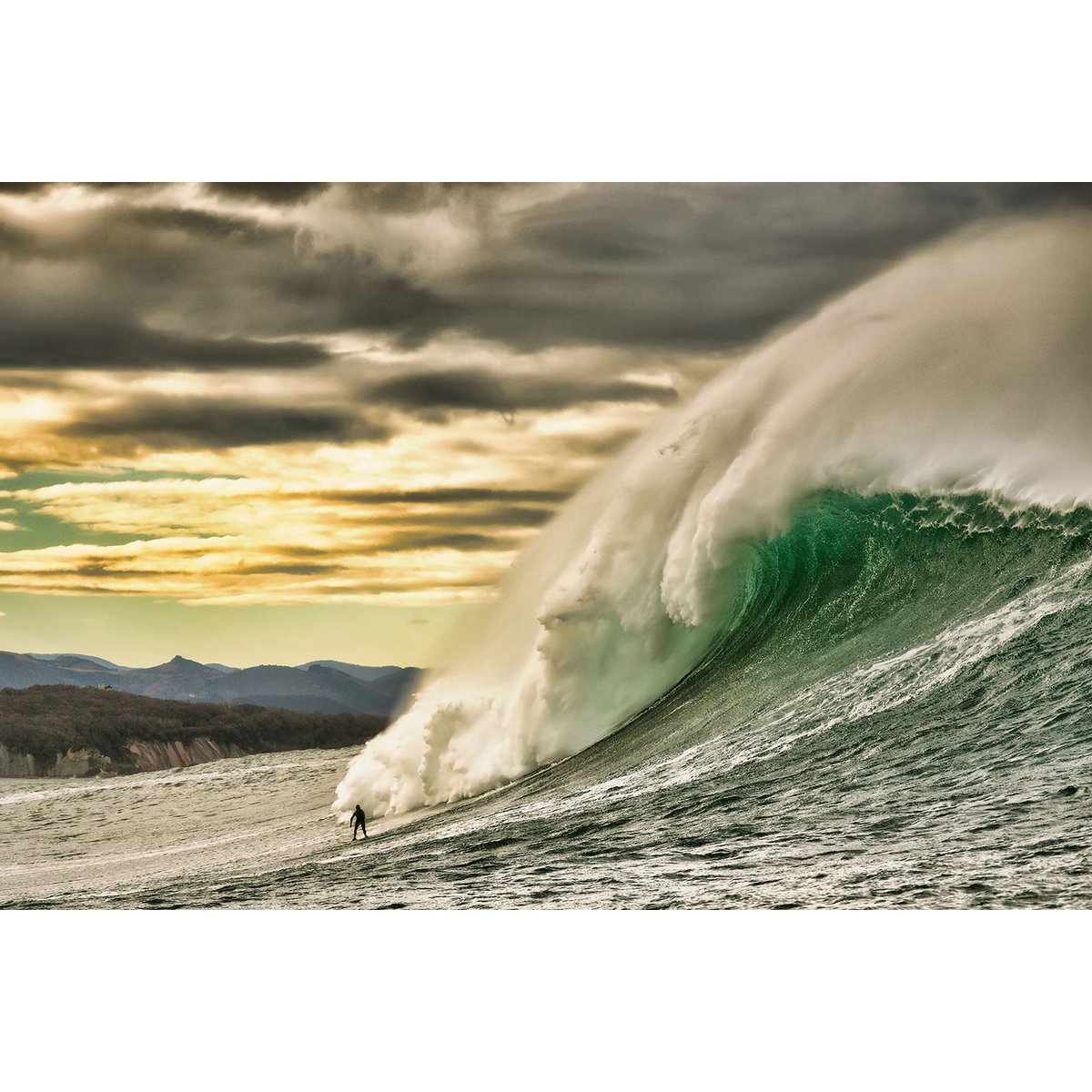 Tableau session surf belharra tableau alu dibond, HEXOA