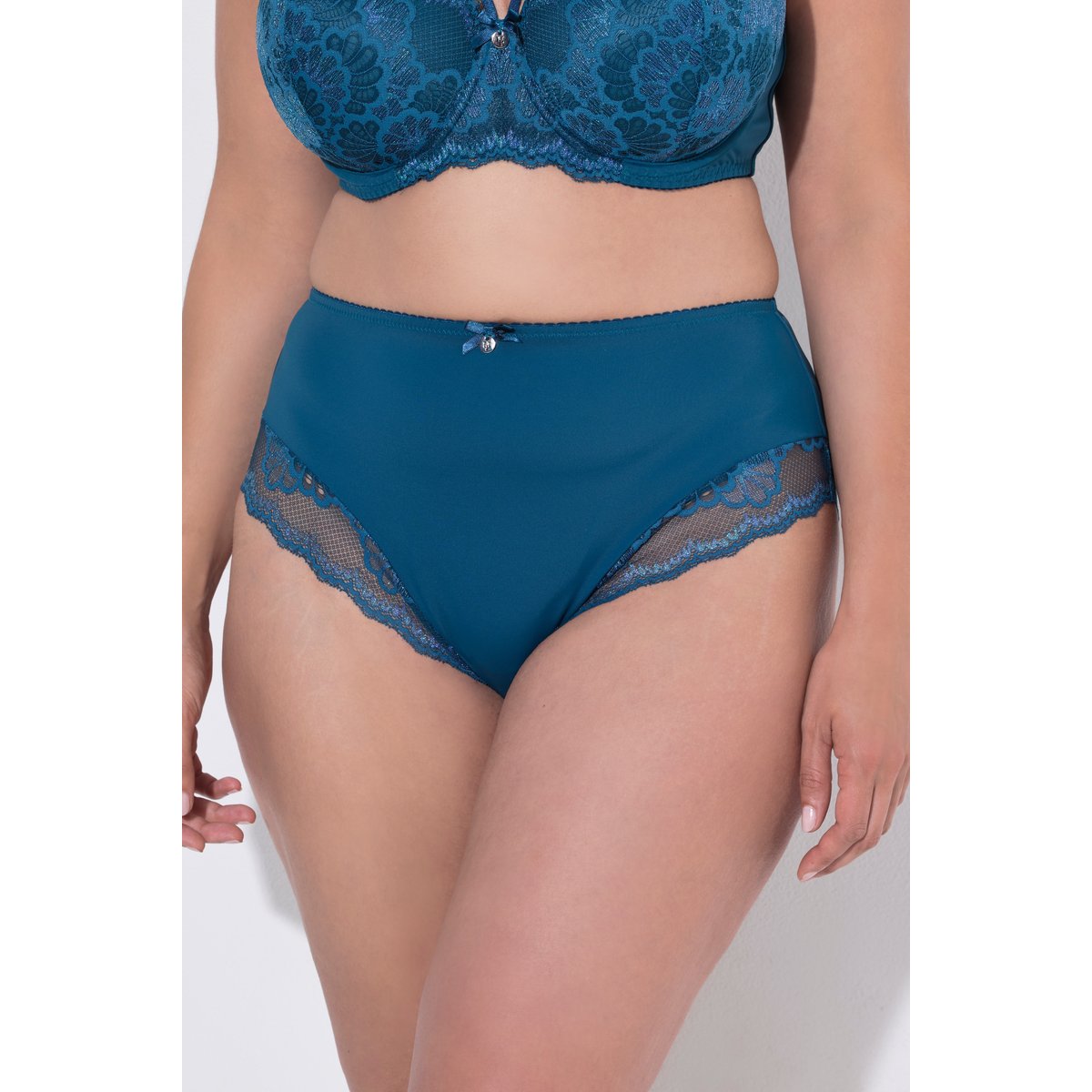 Culotte midi pétrole foncé, ULLA POPKEN