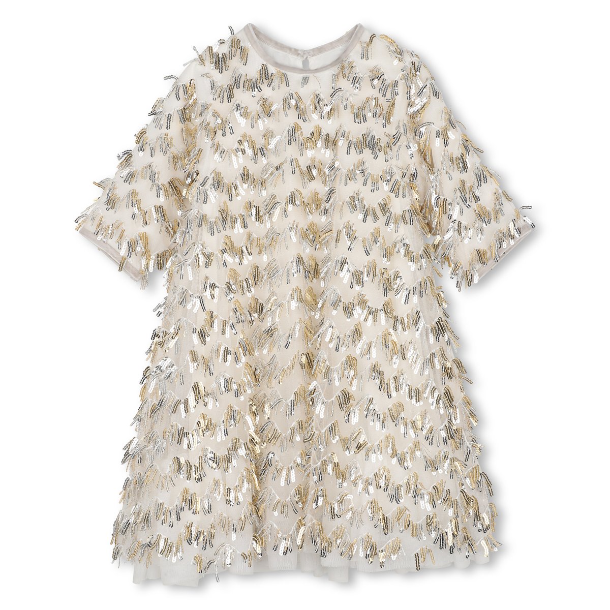 Robe de cérémonie gold argent, BILLIEBLUSH