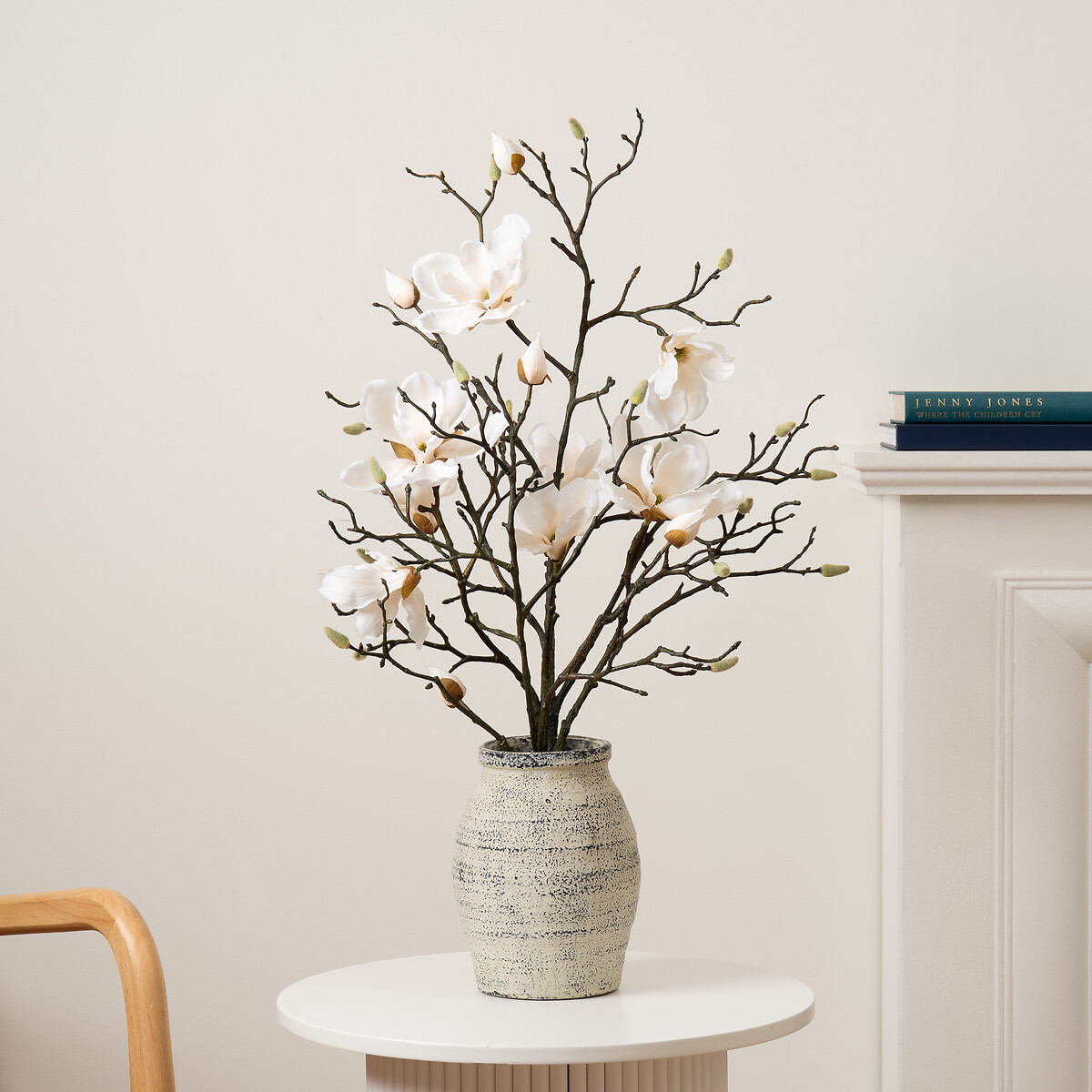 71cm Magnolia In Resin Pot white, SO'HOME