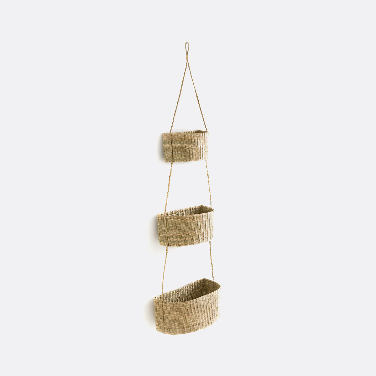 Cesta Woven Straw Hanging Baskets natural, LA REDOUTE INTERIEURS