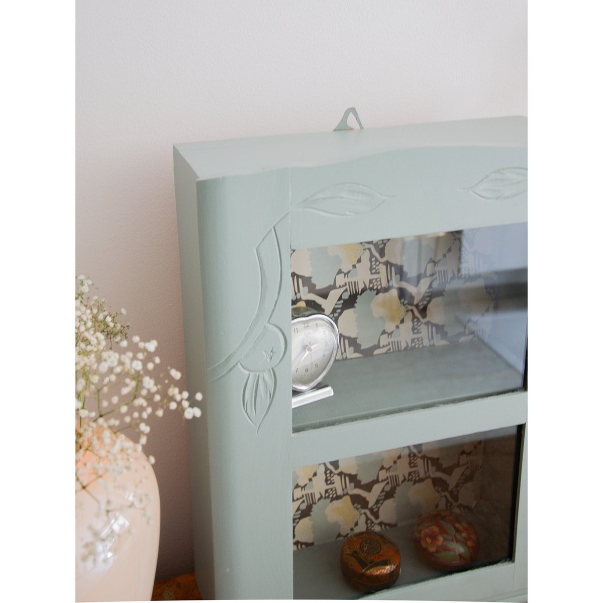 Meuble de rangement en bois Michel N°217 - Bon état bleu, DEBONGOUT