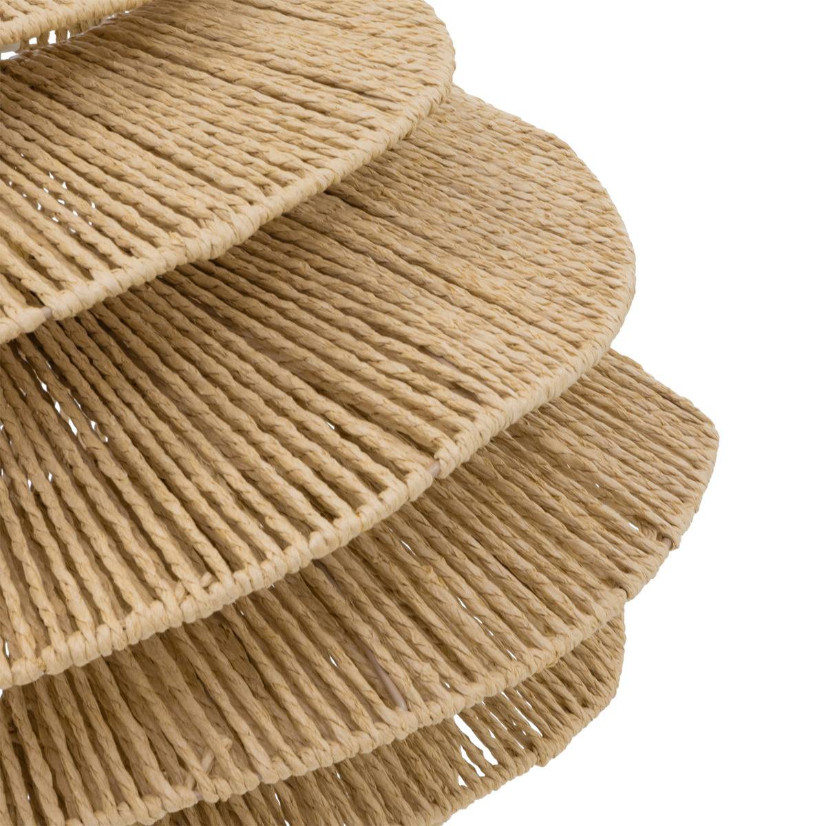 Suspension corde tressée OZAN beige, ATMOSPHERA
