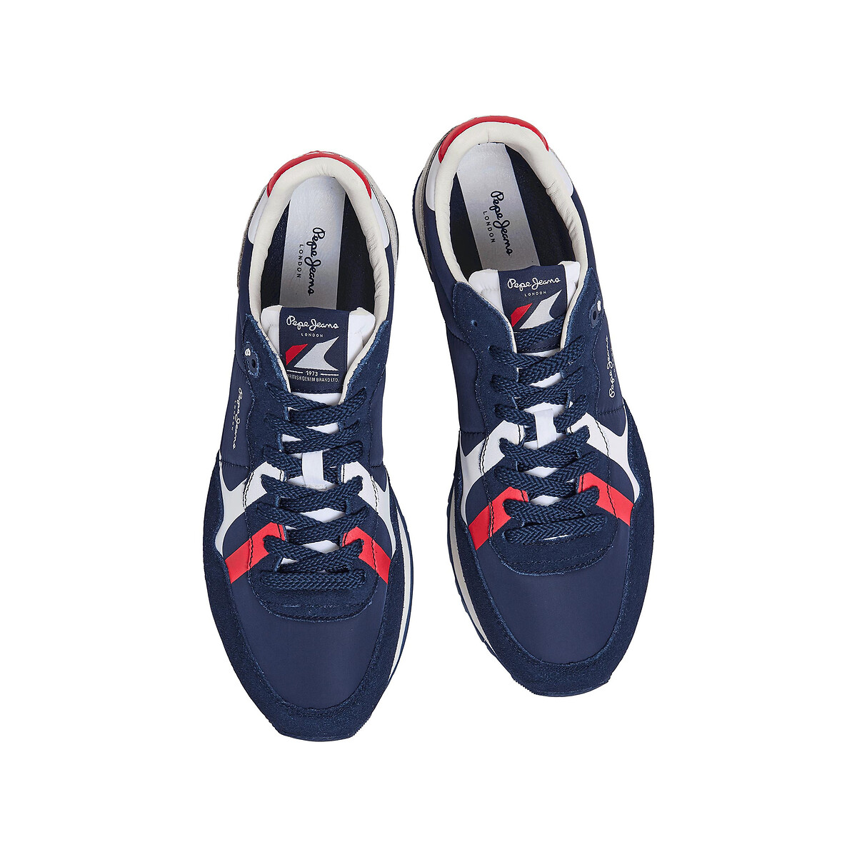 Baskets basses Brit Road bleu marine, PEPE JEANS