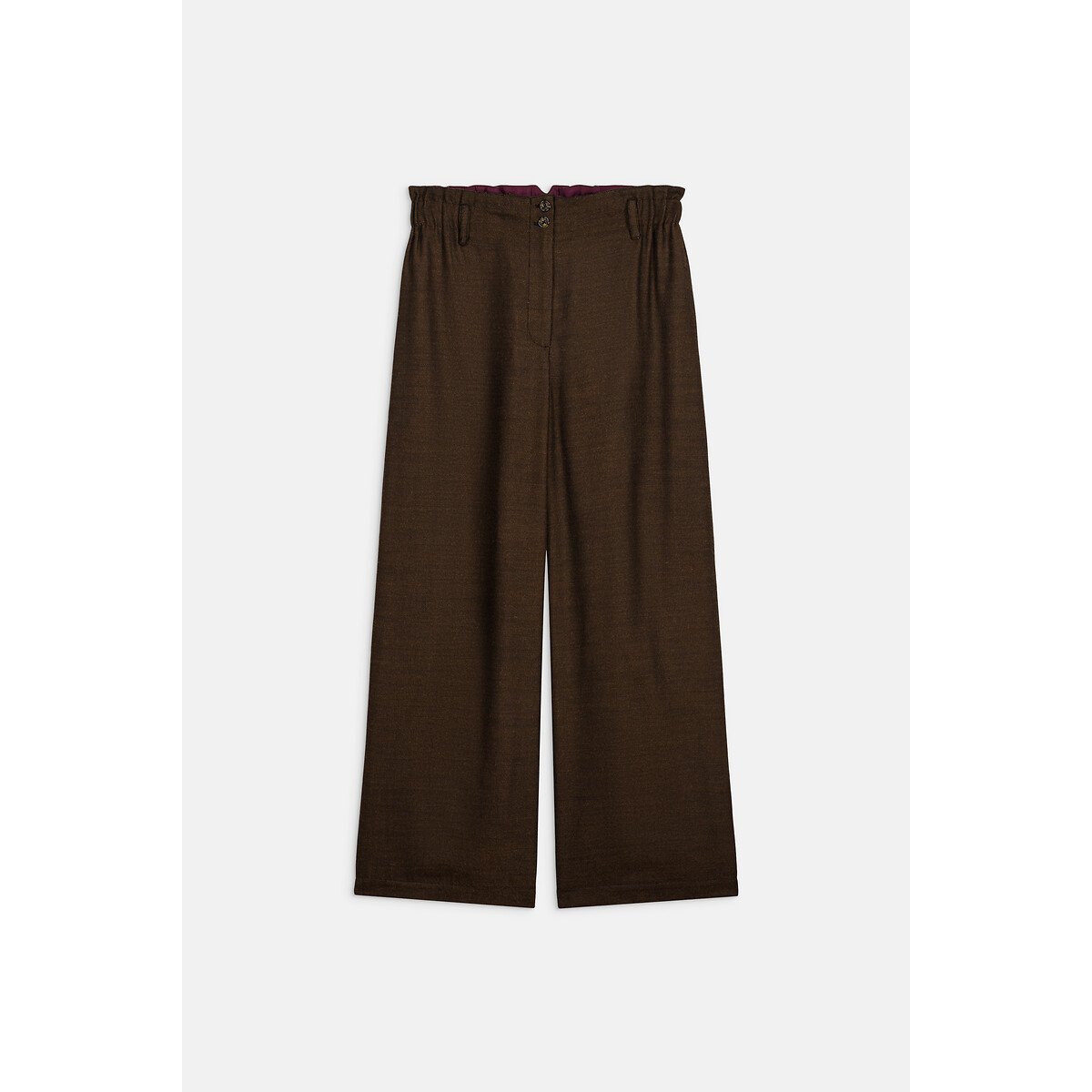 Pantalon large, ABUELA chocolat, LOUISE MISHA