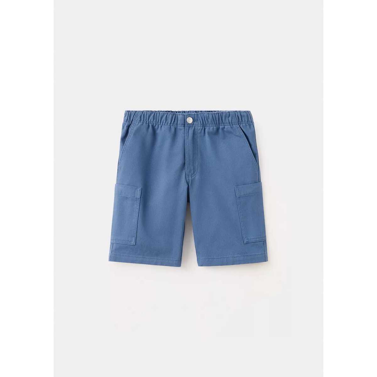 Bermuda coton cargo bleu porcelaine, MANGO KIDS