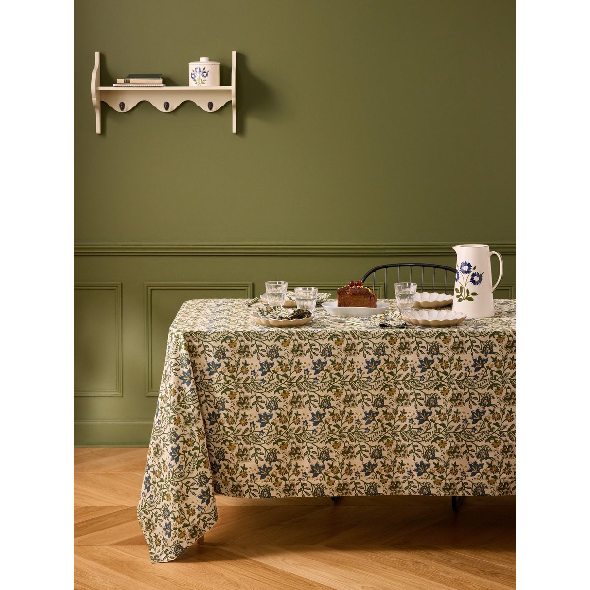 Nappe en coton imprimé indien imprimé bekasi, CYRILLUS
