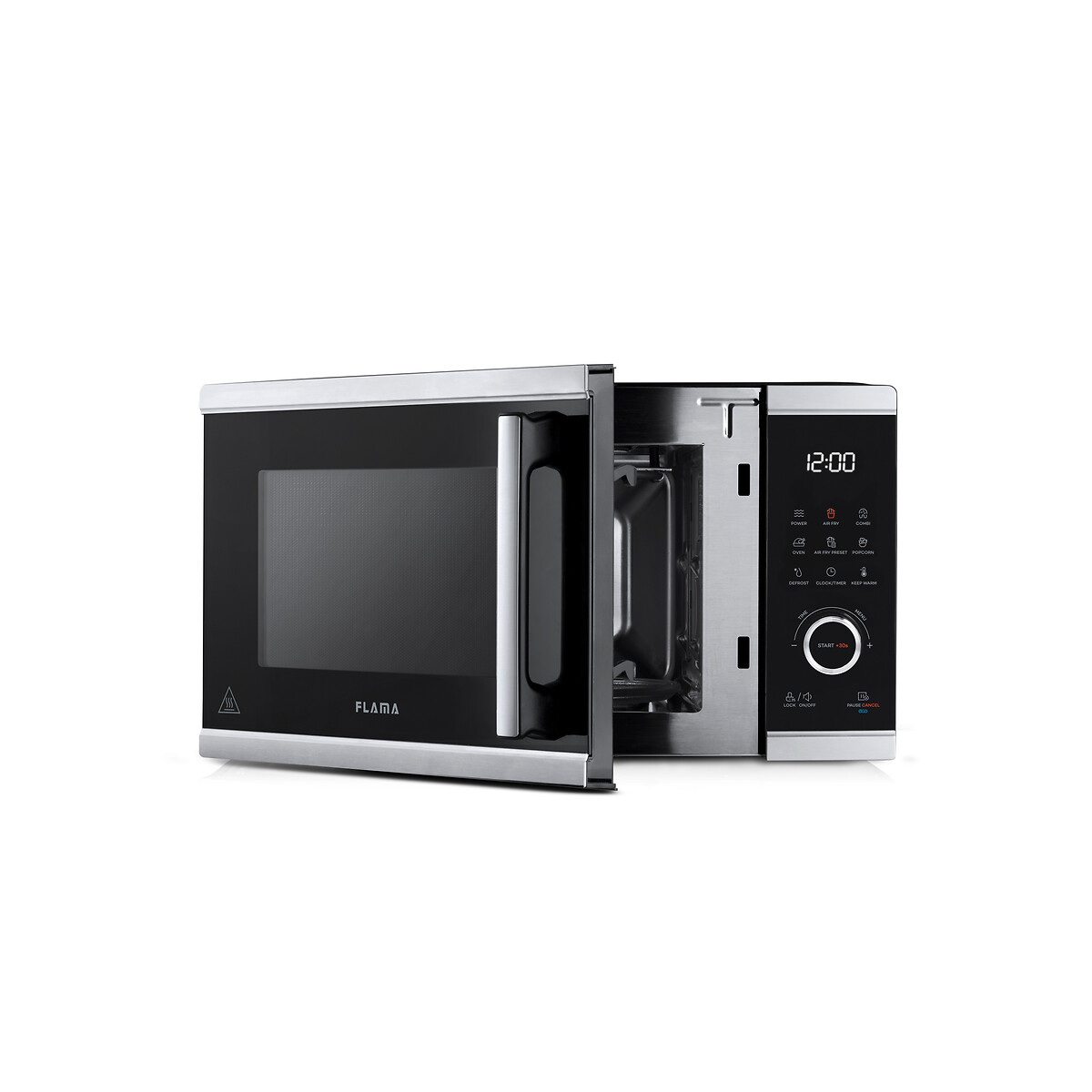 Micro-Ondas Air Fryer & Forno 26L Digital 1892FL, FLAMA preto , FLAMA