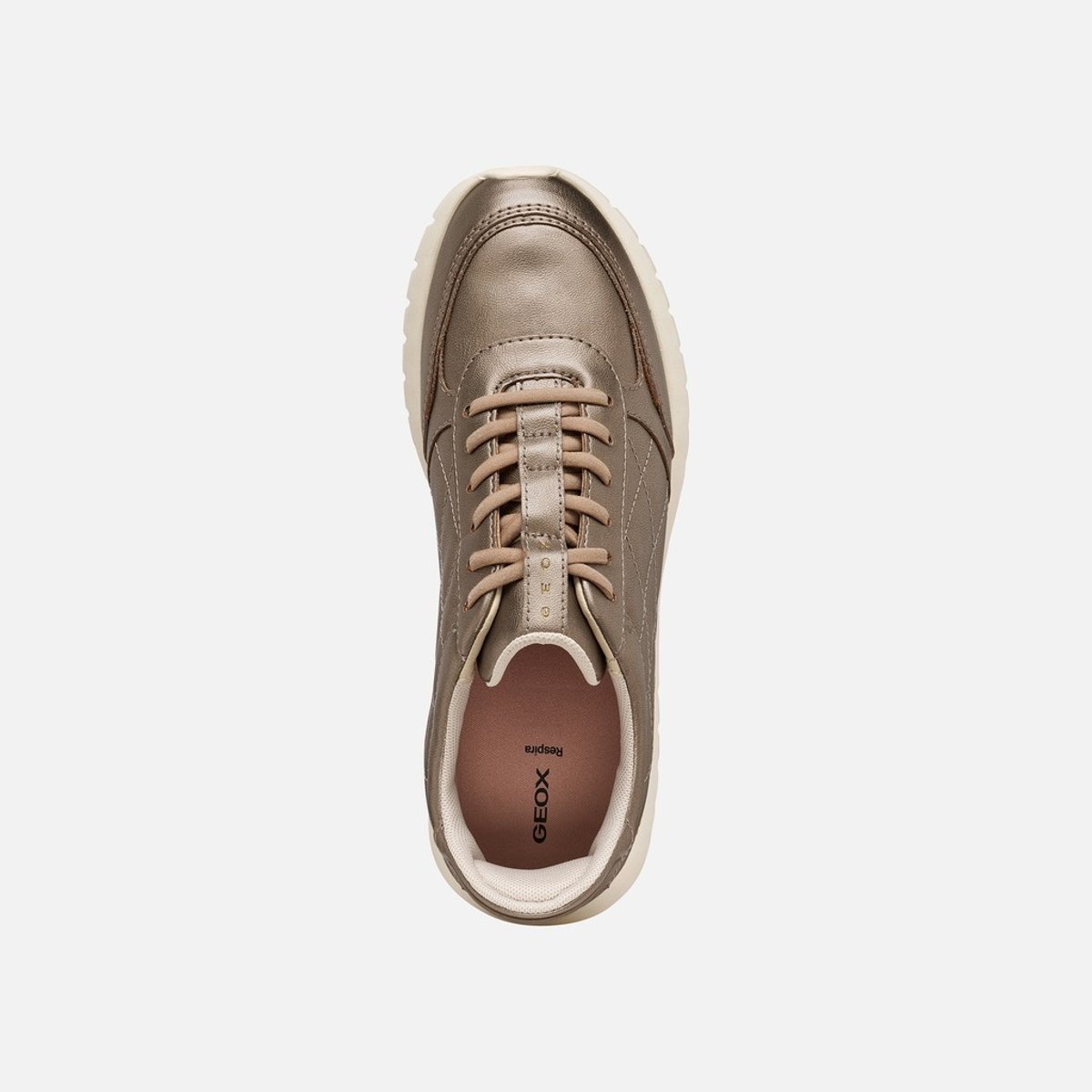 Baskets D SUKIE 2.0 PLUS beige clair, GEOX