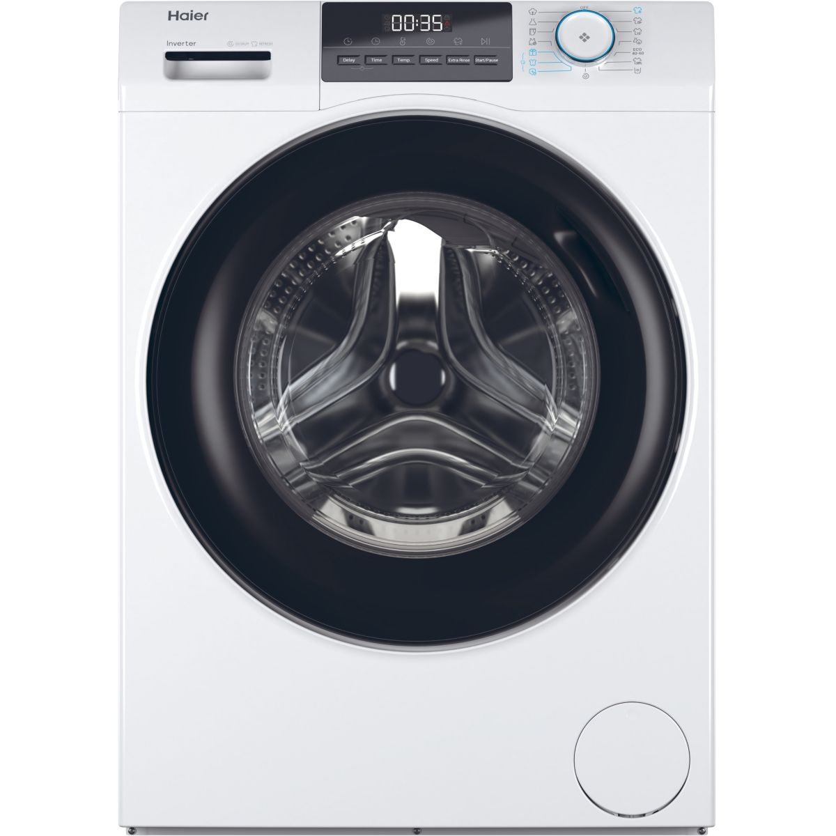 Lave linge hublot HW100-BP14929A-S blanc, HAIER
