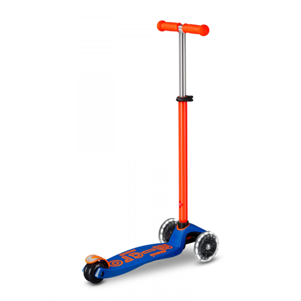 Maxi Micro Deluxe LED - Néon orange, MICRO MOBILITY