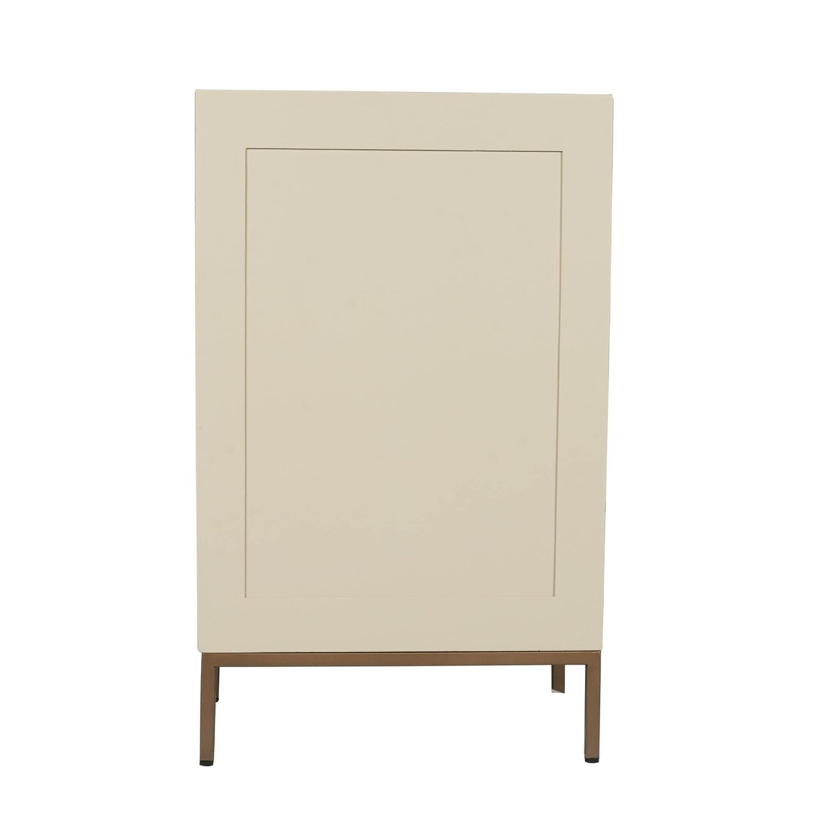 Minibar de salon en bois 1 porte CORTINA beige, PIER IMPORT