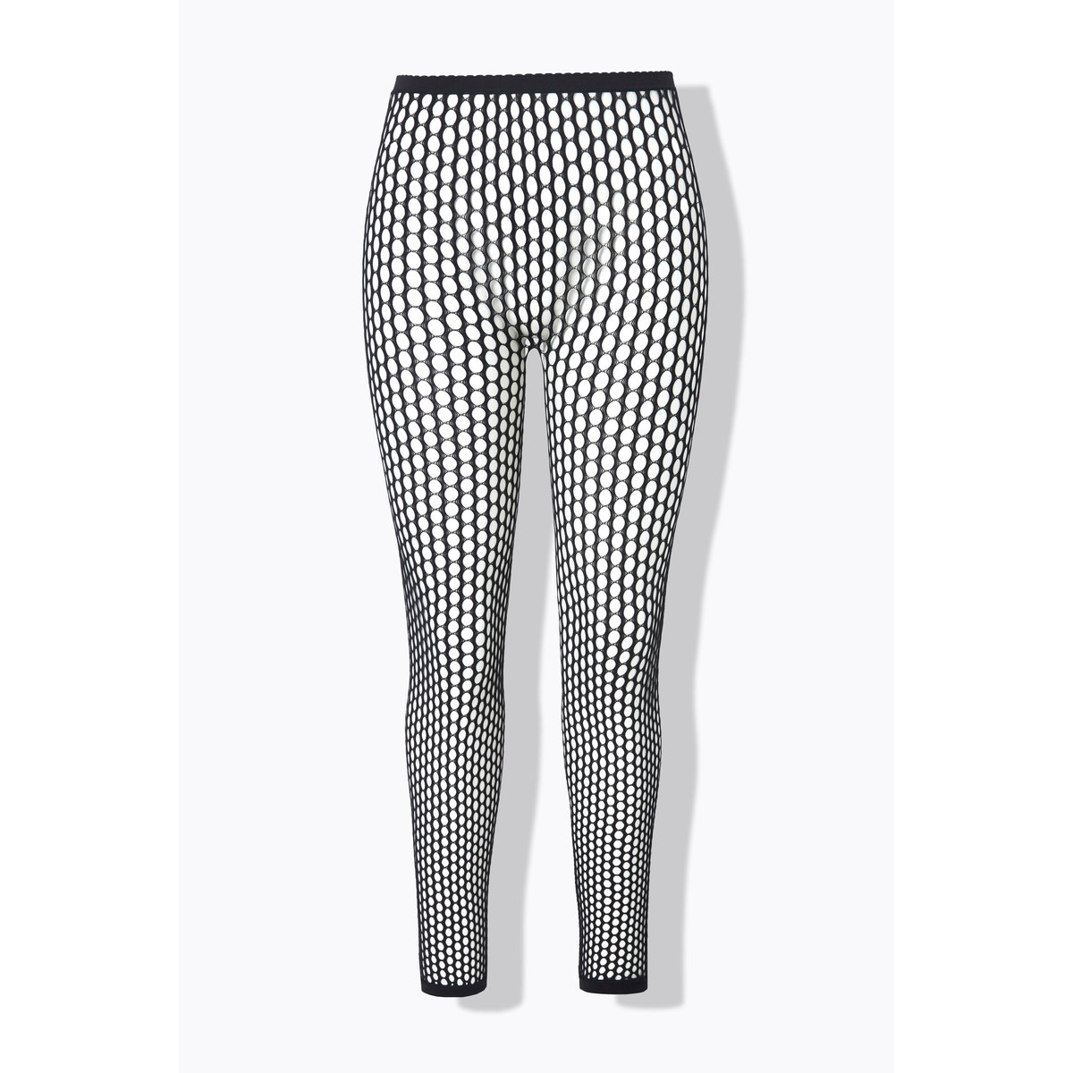 Legging-collant en résille, modèle polyvalent noir, ULLA POPKEN