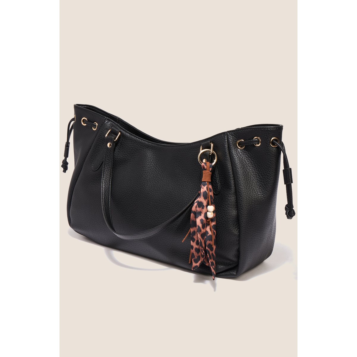 Sac porté épaule doublé noir, BREAL
