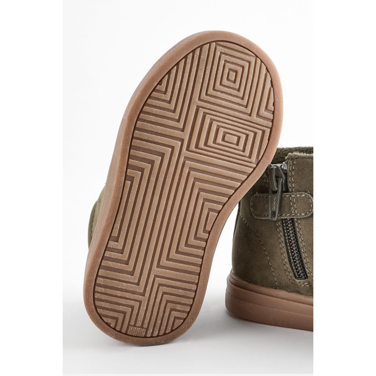 Bottines chukka doublées pointure large vert, NEXT
