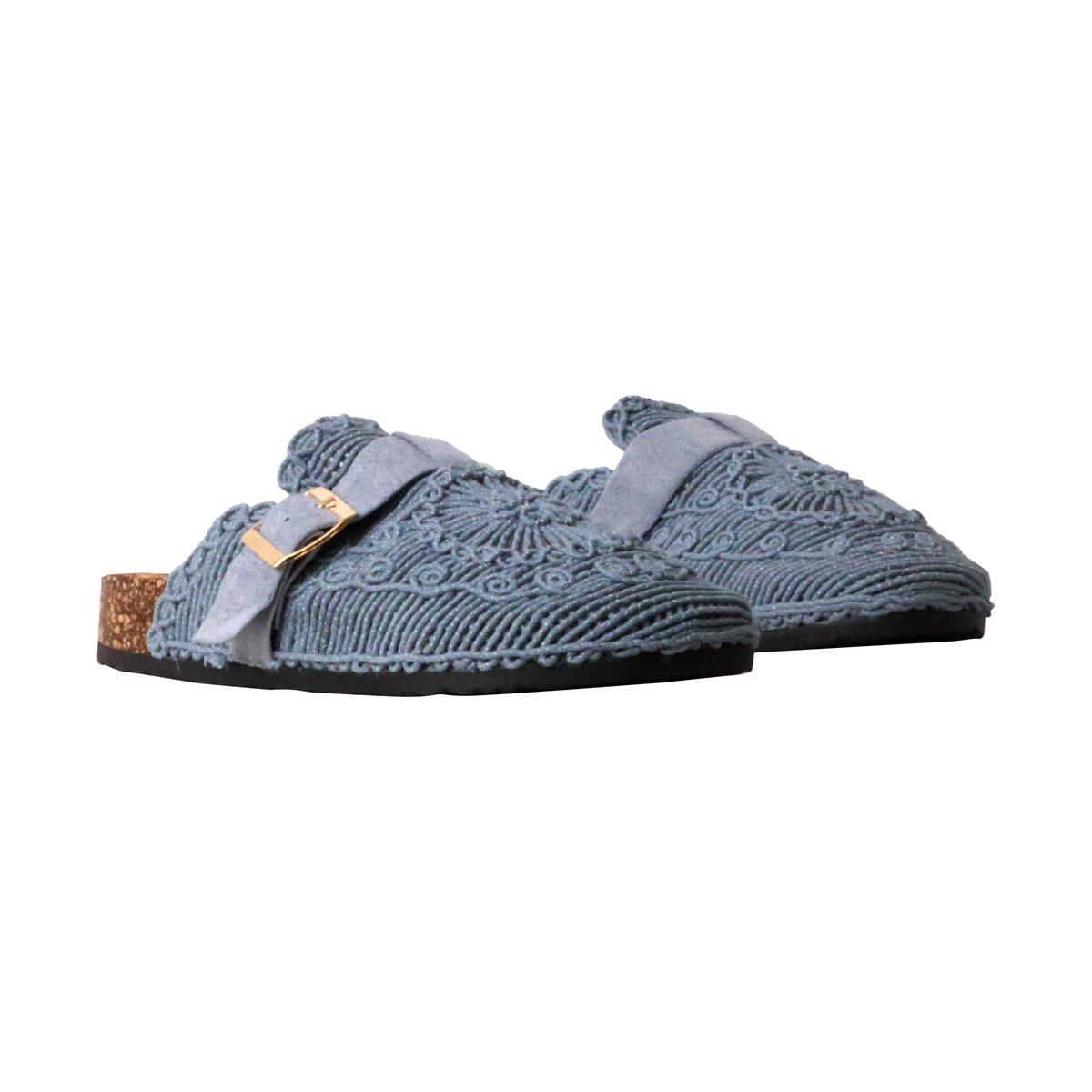 Mules à Enfiler Inia bleu, ENZA NUCCI