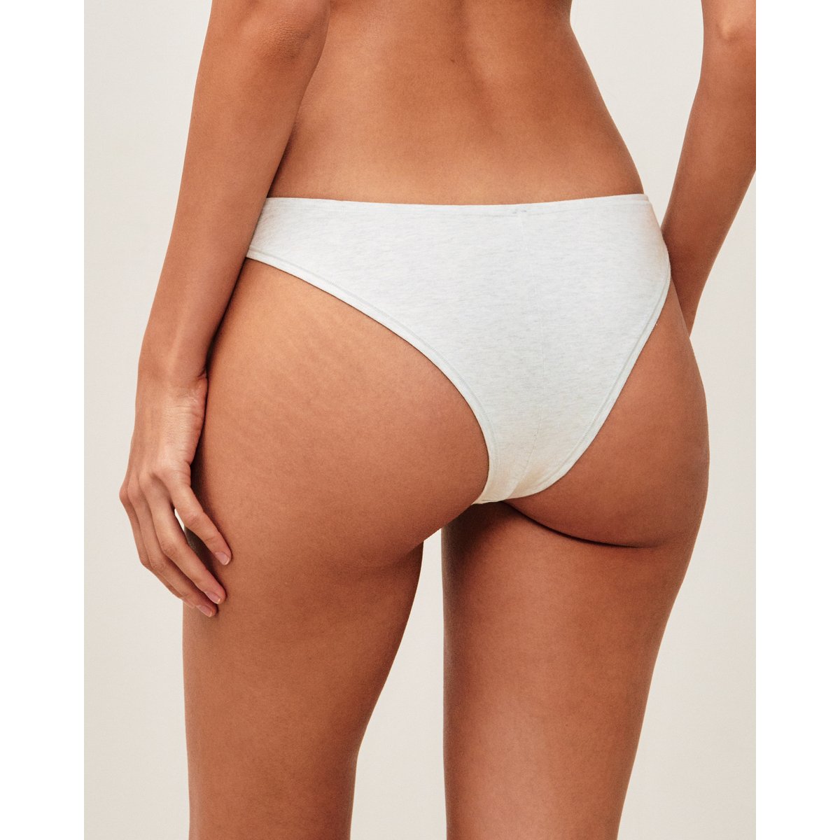 Tanga coton biologique COTONIZ gris clair, UNDIZ
