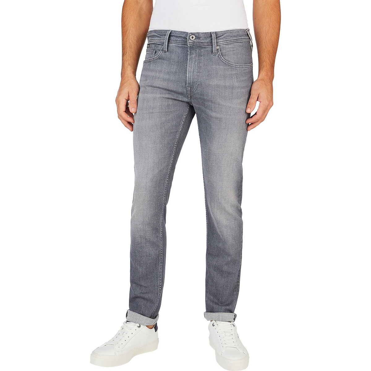 Jean slim Hatch regular gris, PEPE JEANS
