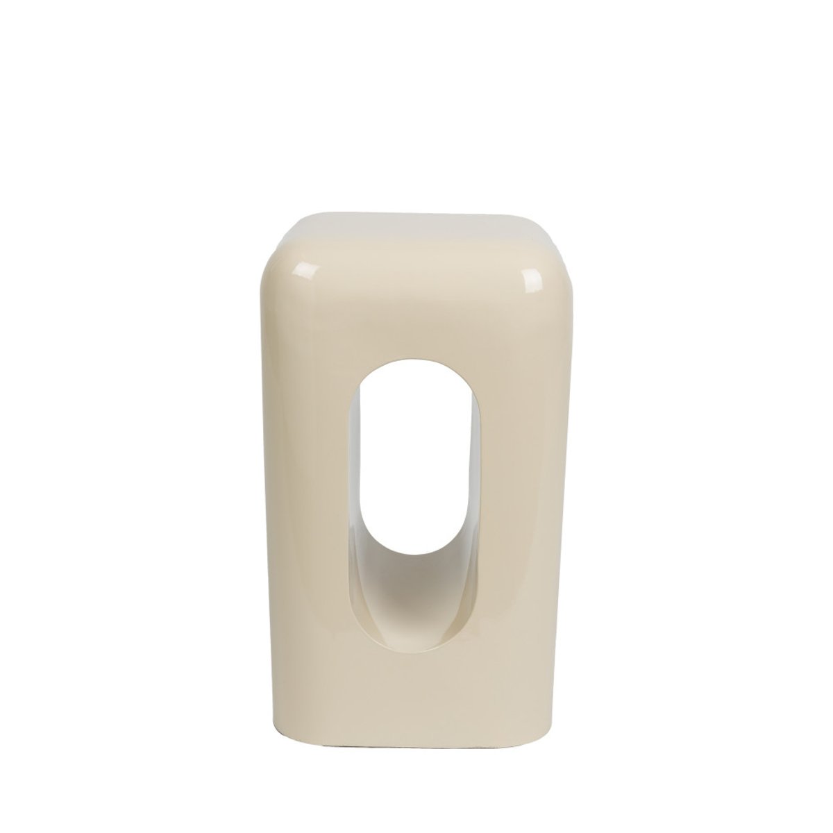 Table d'appoint en métal- CREEK beige, ZUIVER