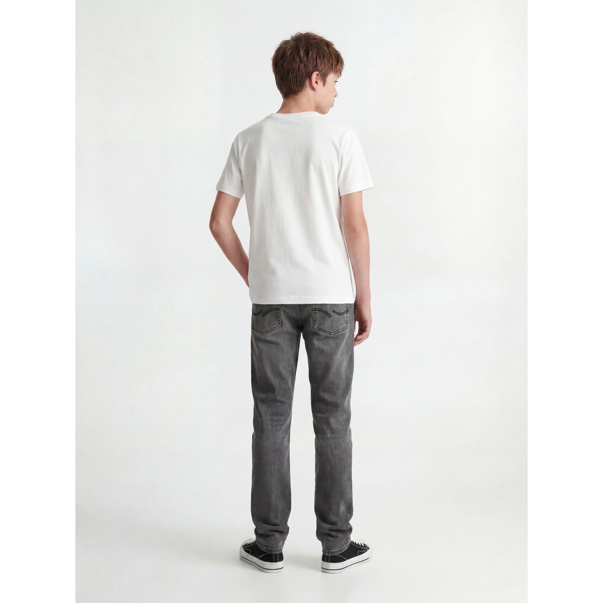 Jean coupe décontractée grey denim, JACK & JONES JUNIOR