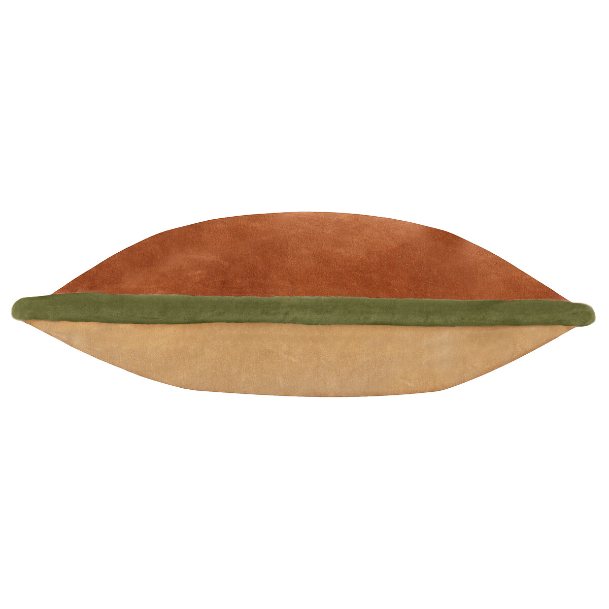 MADE.COM Huxley Cotton Velvet Feather Filled Cushion cinnamon, MADE