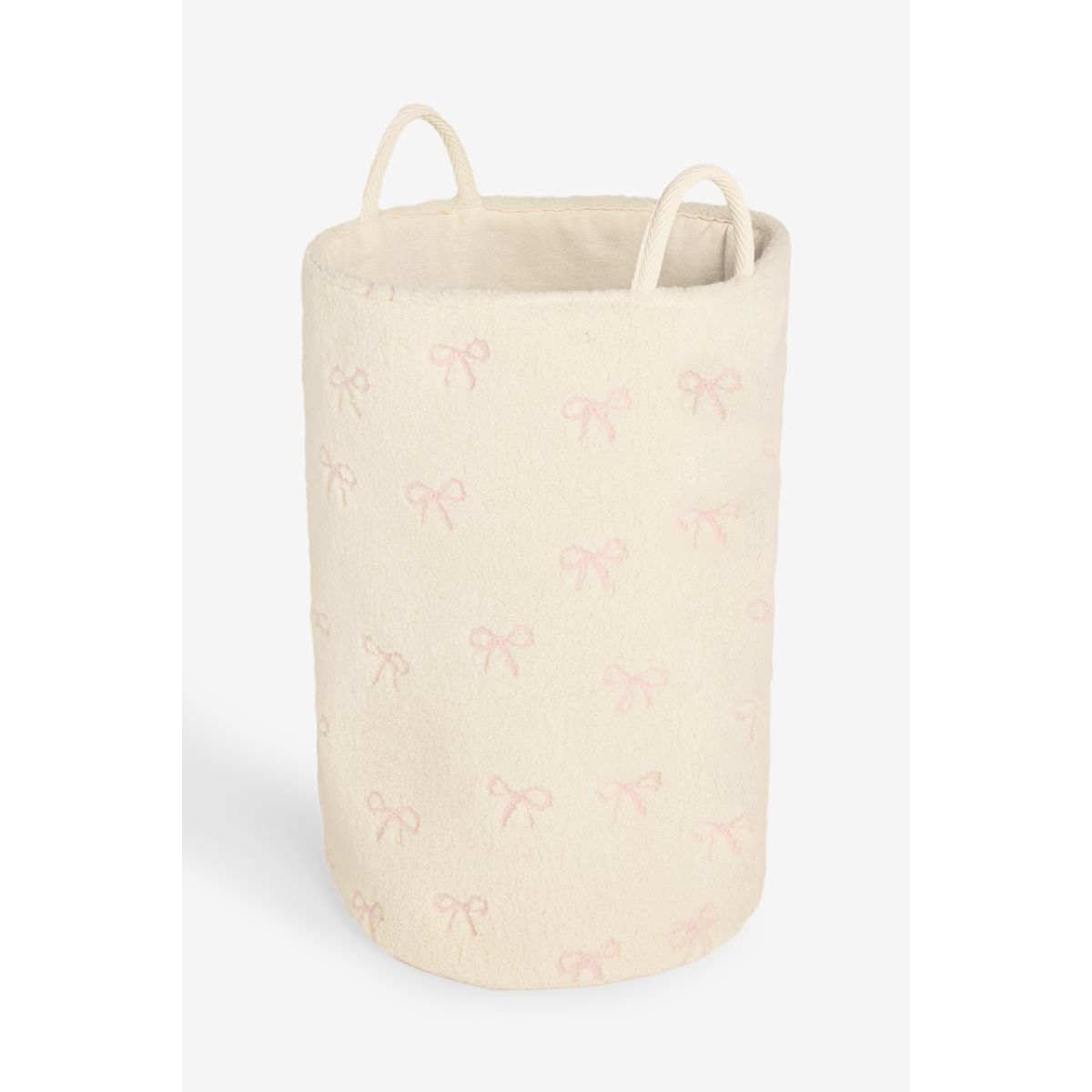 Panier à linge avec nœud crème, NEXT