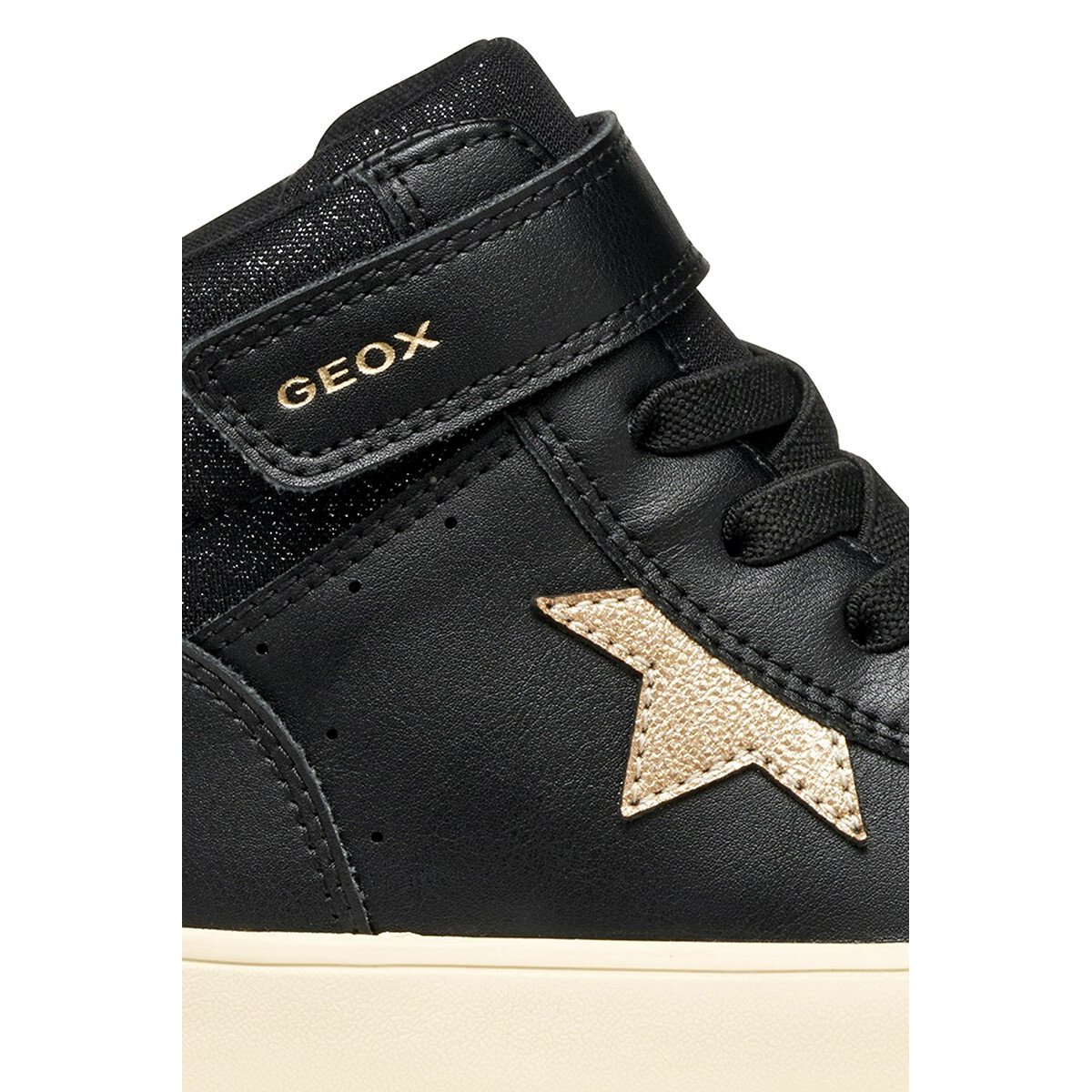 Zapatillas altas transpirables Gisli negro, GEOX