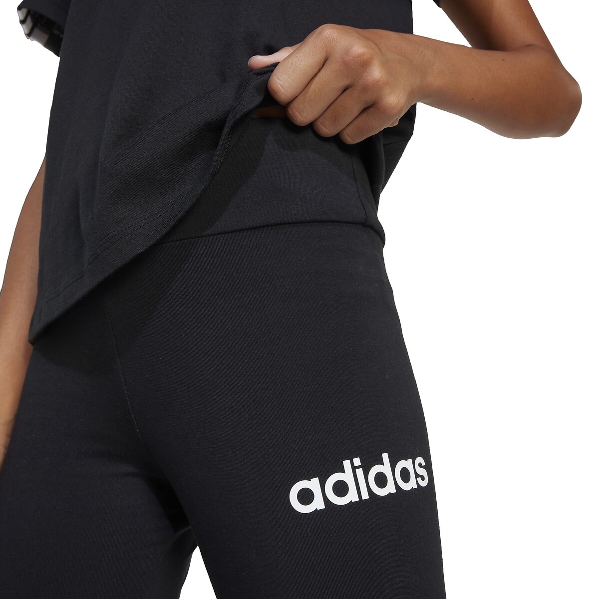 Legging 7/8-14/15 ans blanc/noir, ADIDAS SPORTSWEAR