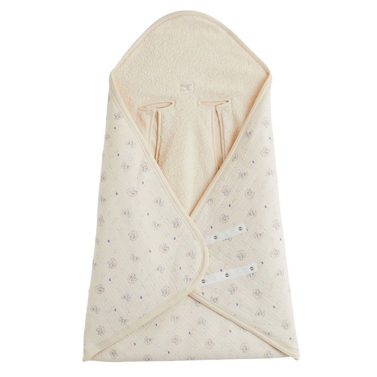 Couverture de voyage bébé Voix Lactée ecru, PETIT BEGUIN