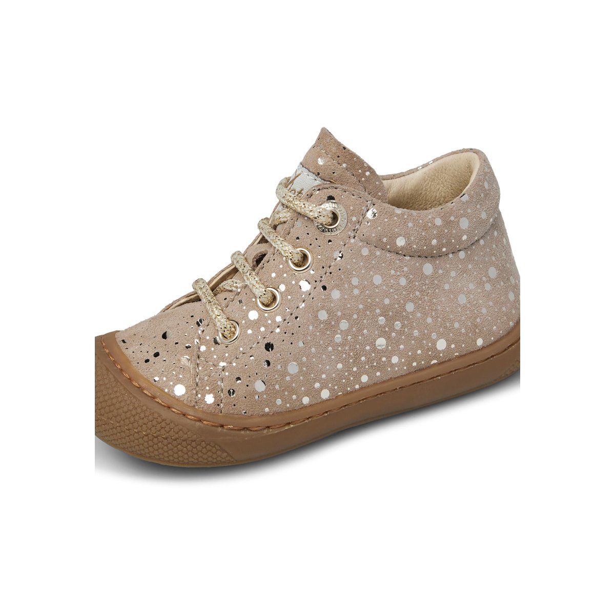 Chaussures premiers pas en suède COCOON beige-platin, NATURINO