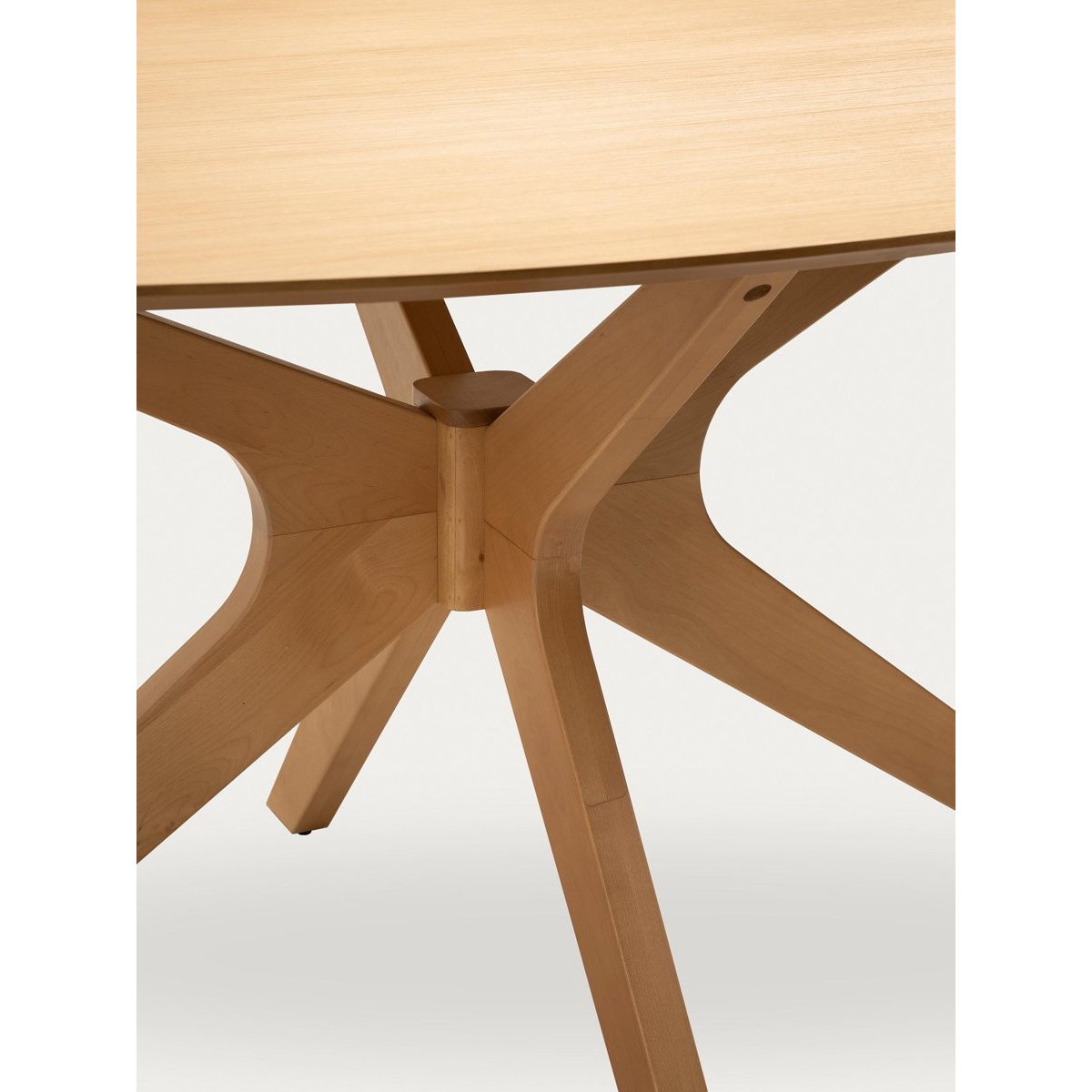 Table à manger Bois - MOORE beige clair, KENAY