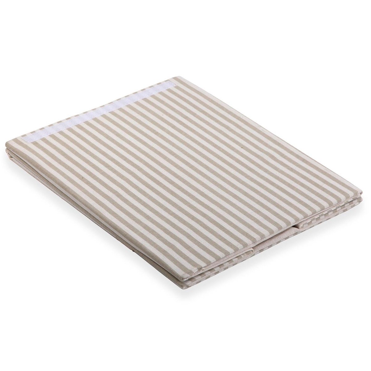 Panier à linge rayé gris 40x30x50cm gris, VERSA