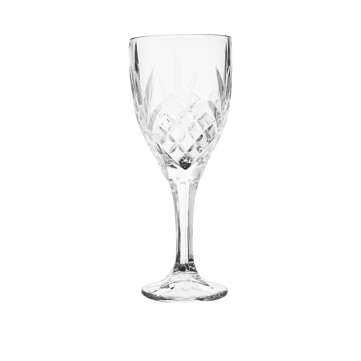 Set of 4 Crystal Wine Glasses transparent, SO'HOME