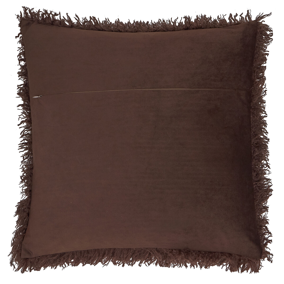 Rowan Faux Fur Cushion chocolate, FURN.