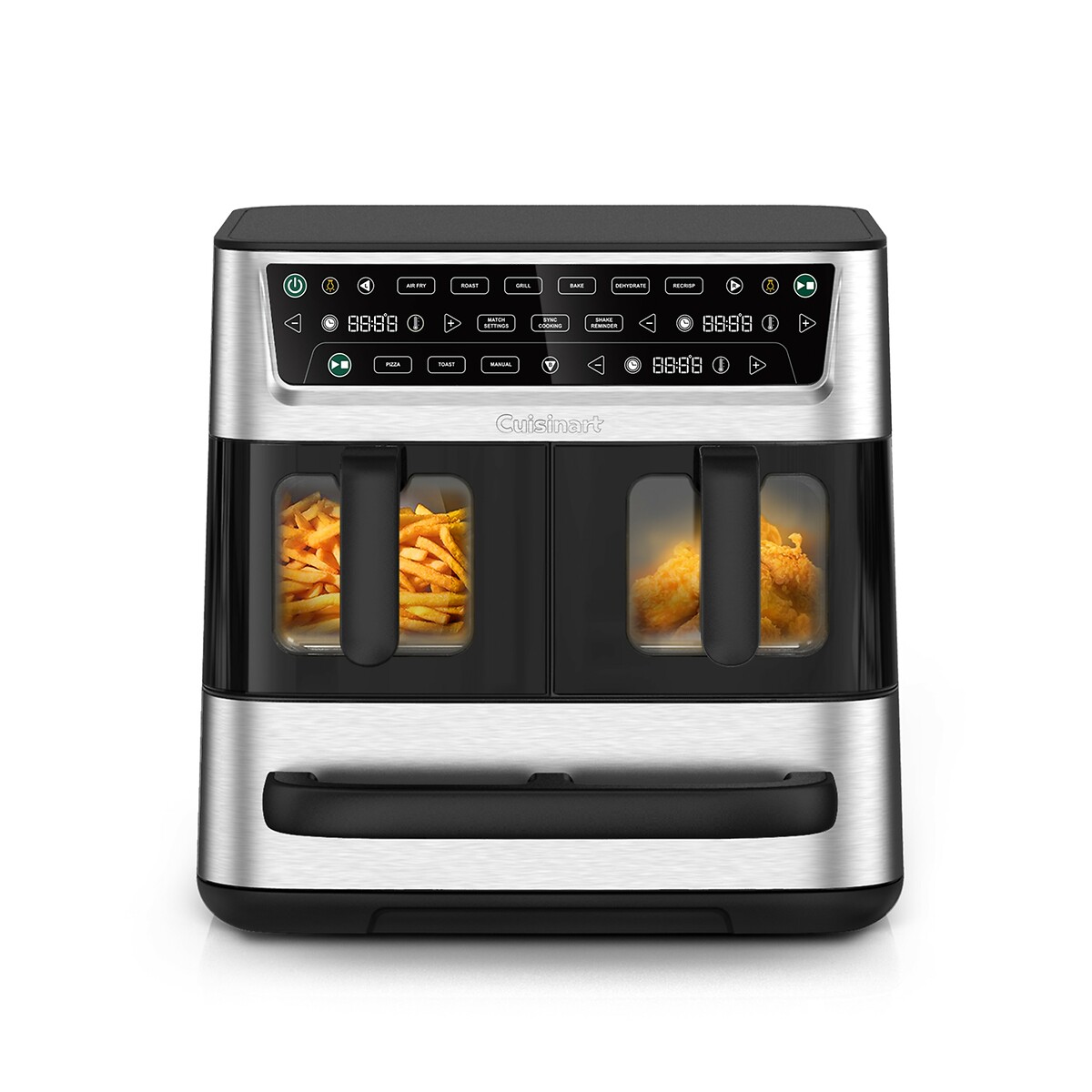 Airfryer Trizone 13,6L avec fenêtres AFD13XSSE inox, CUISINART