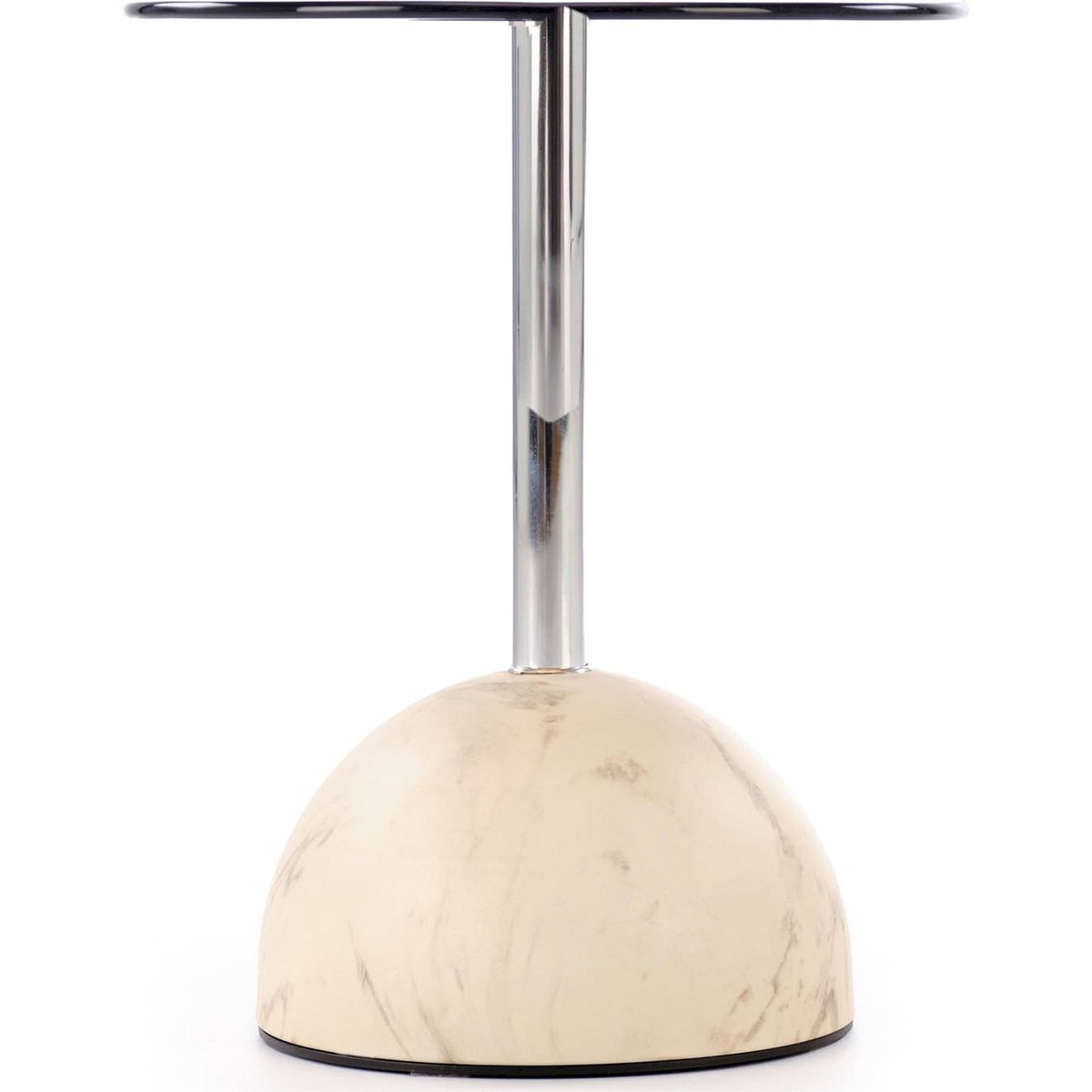 Table basse ronde CALVANE brun et beige, RECOLLECTION