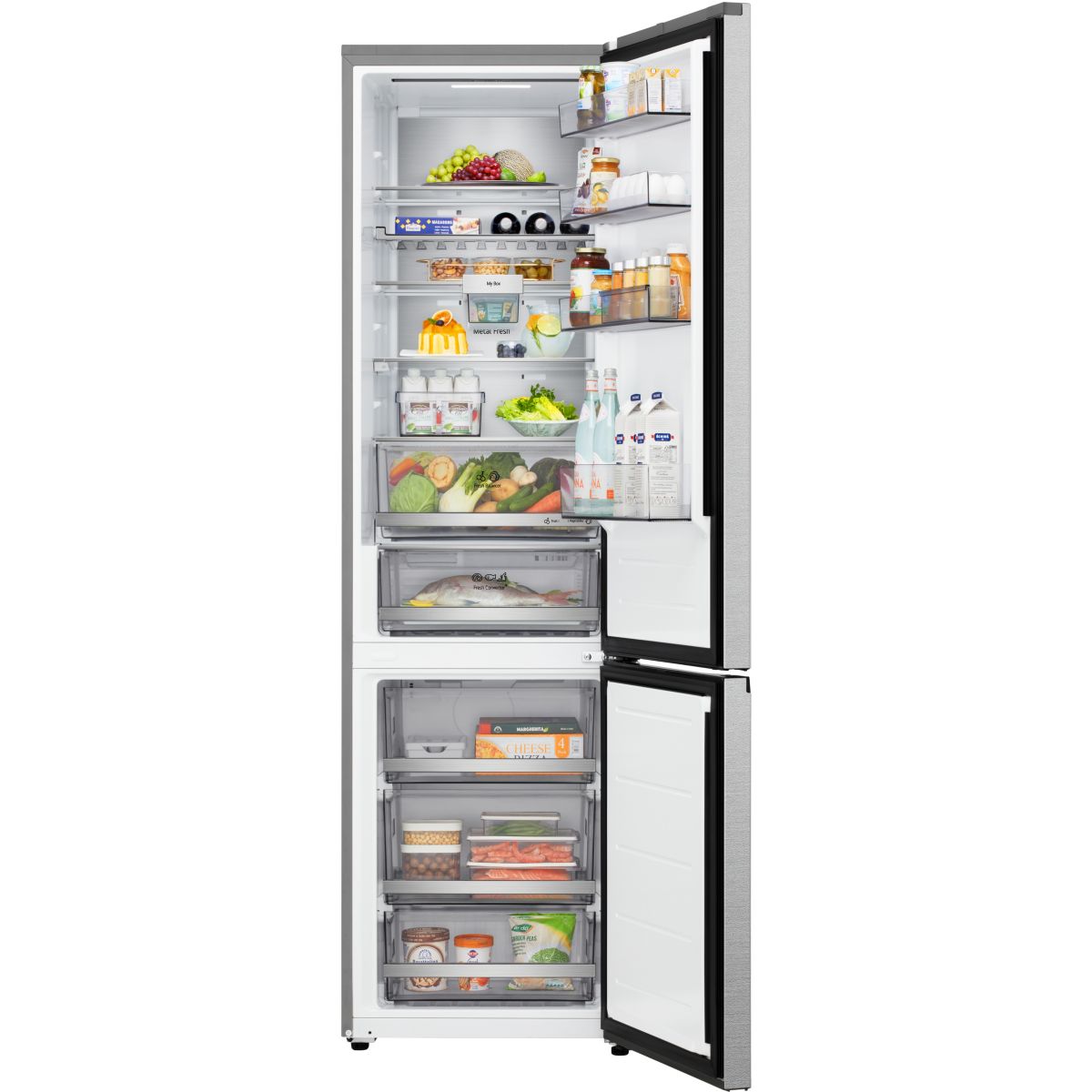 Réfrigérateur combiné GBBS726AMB couleur unique, LG