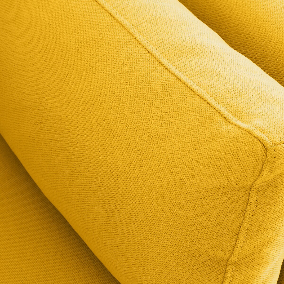 Fauteuil coton/lin, Tasie moutarde, LA REDOUTE INTERIEURS