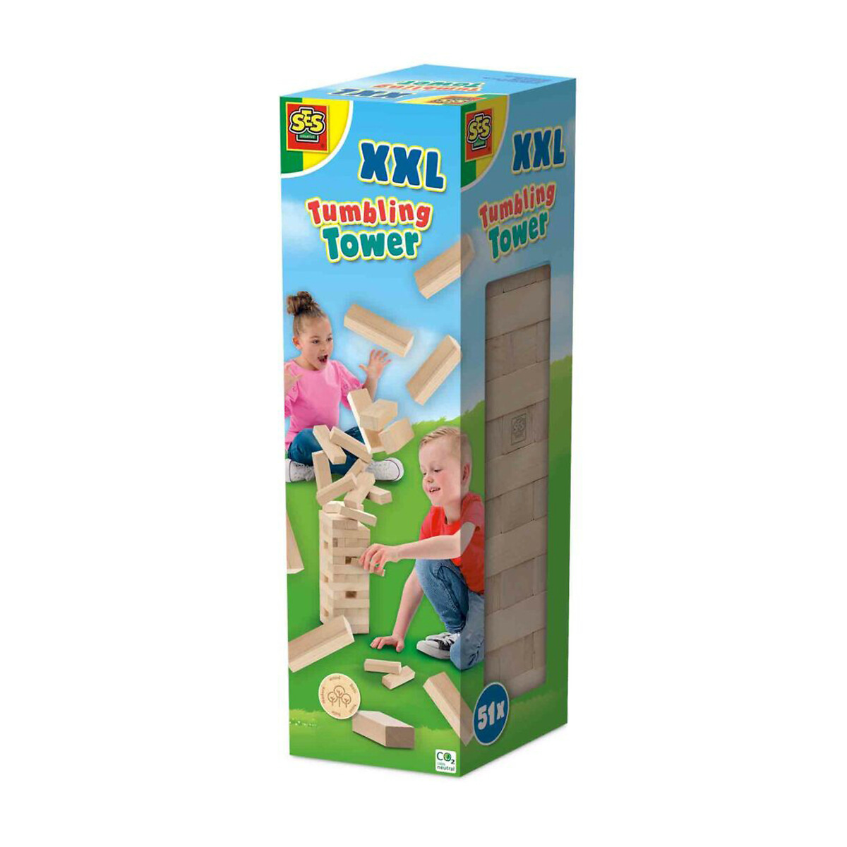 Jogo "Torre de empilhar XXL", SES multicolor, SES