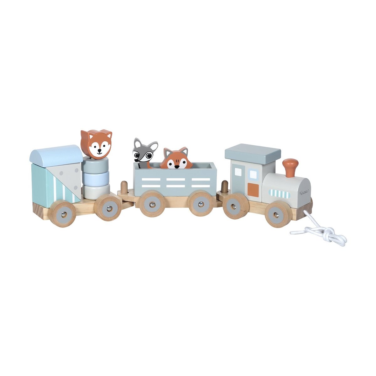 Petit train les animaux du zoo bleu, KINDSGUT