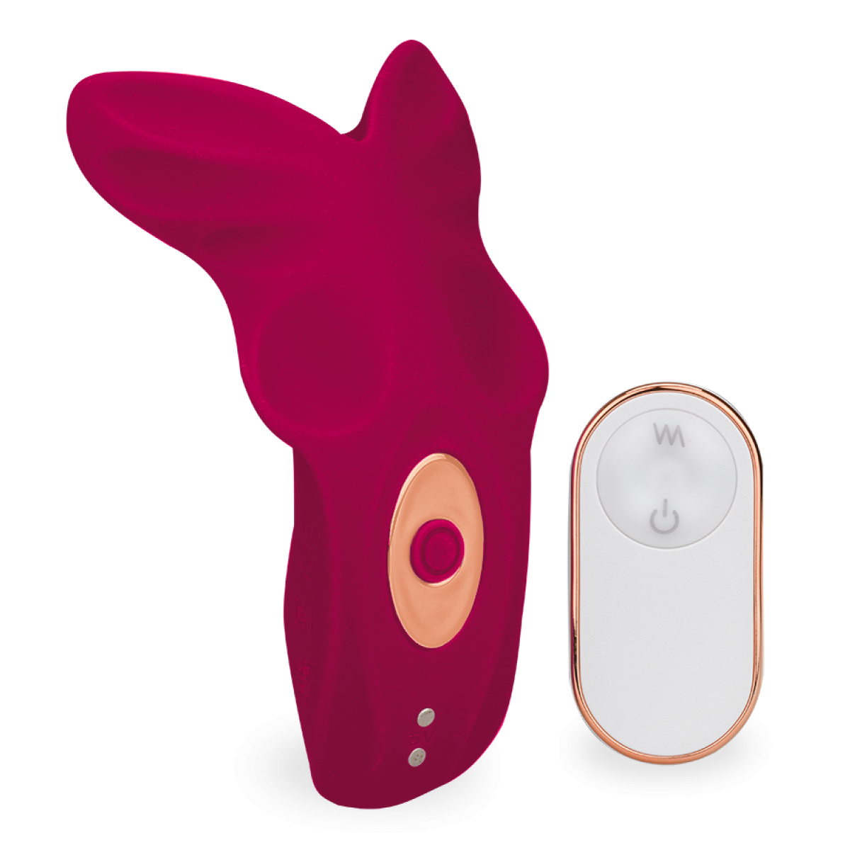 Vibromasseur  télécommandé 9 modes Chrysalis - Vibromasseur femme et couple bordeaux, LOVE AND VIBES