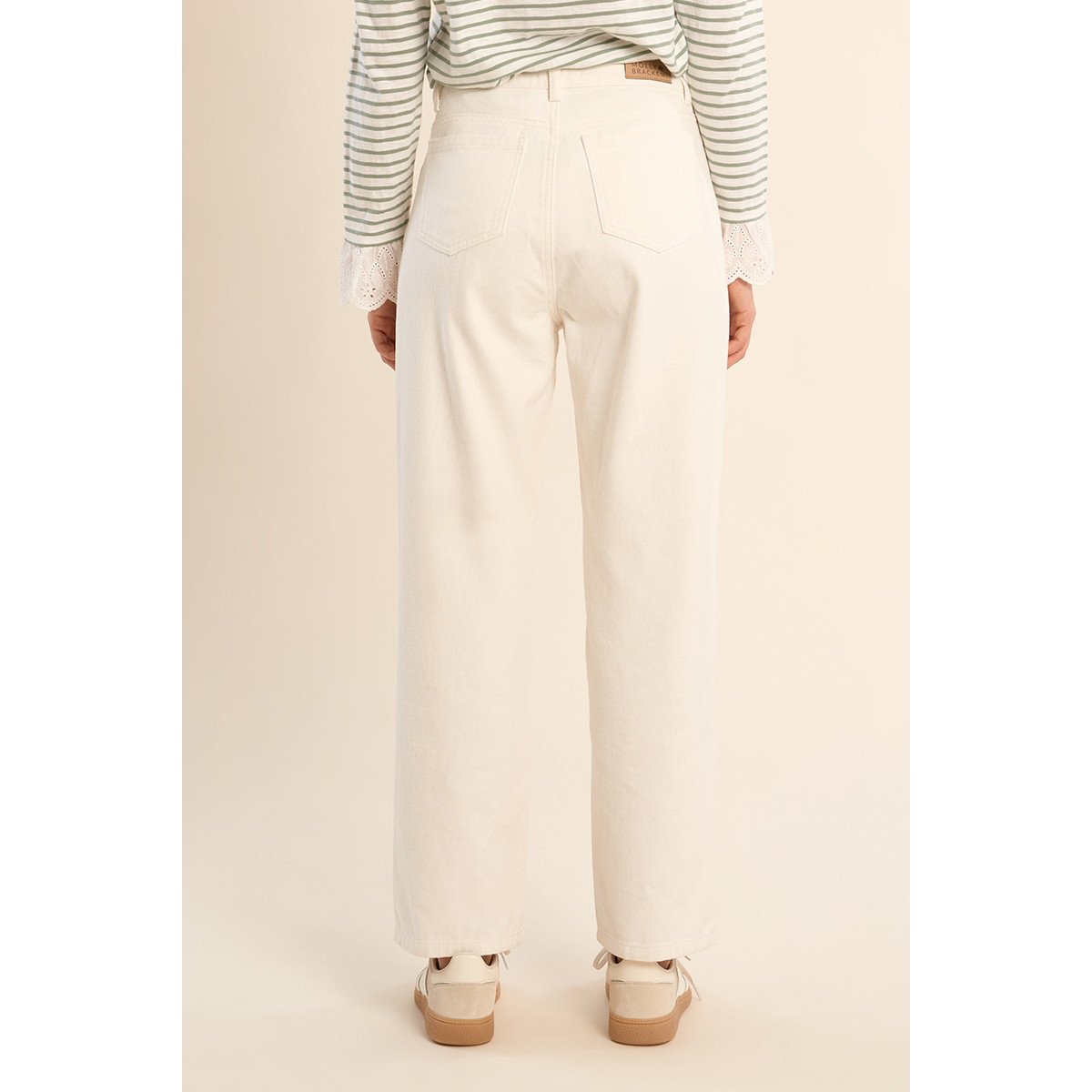 Pantalon droit blanc, MOLLY BRACKEN