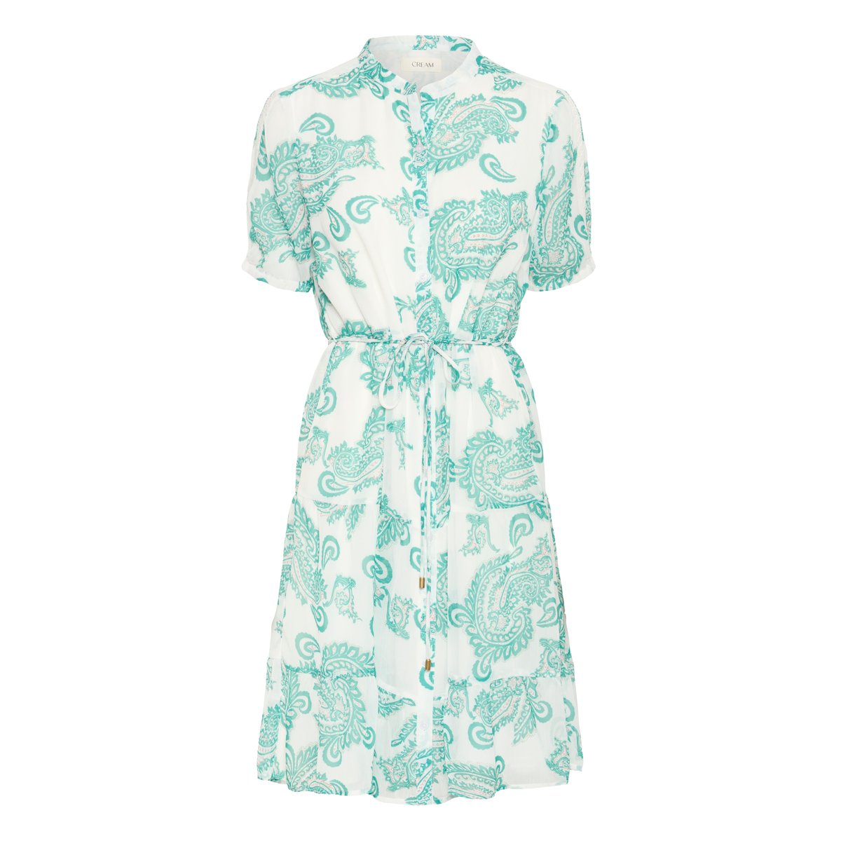 Robe bleu cachemire columbia paisley, CREAM