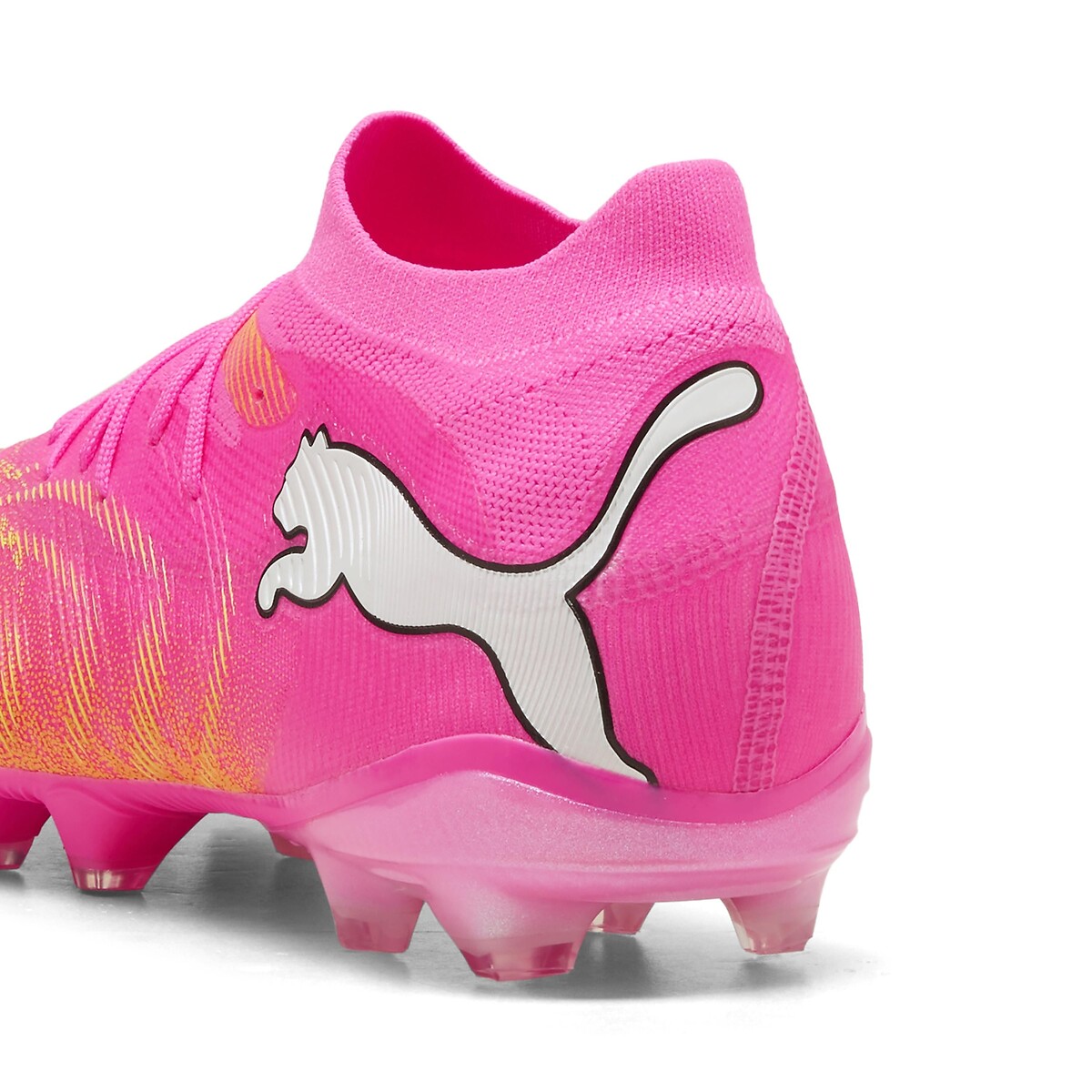 Crampones Future 9 Match FG/AG rosa/naranja, PUMA