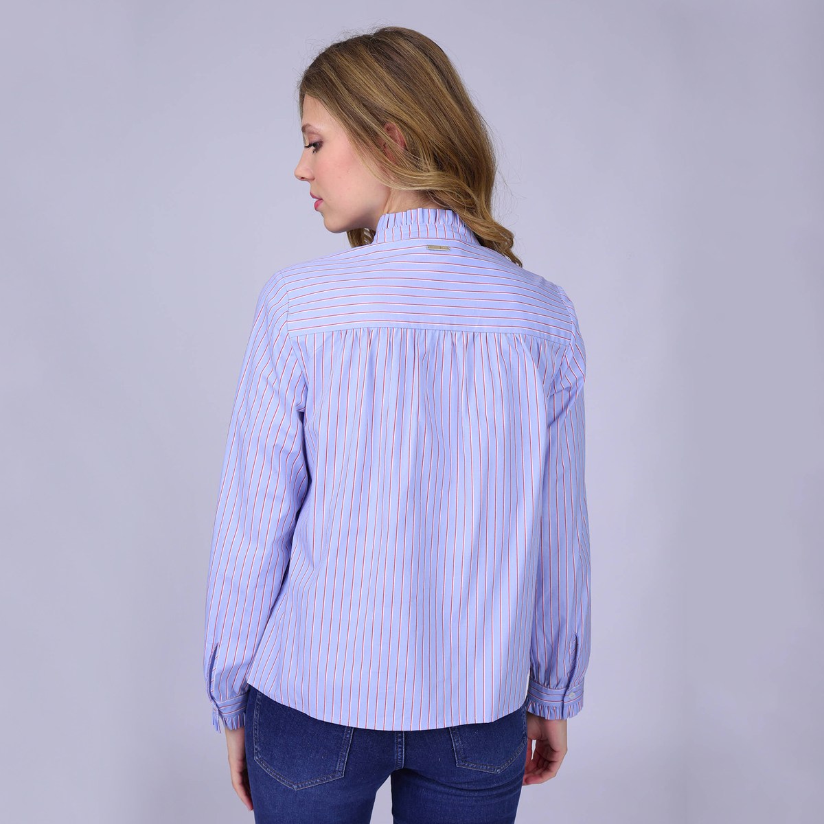 Chemise Hettie bleu ciel, MISE AU GREEN