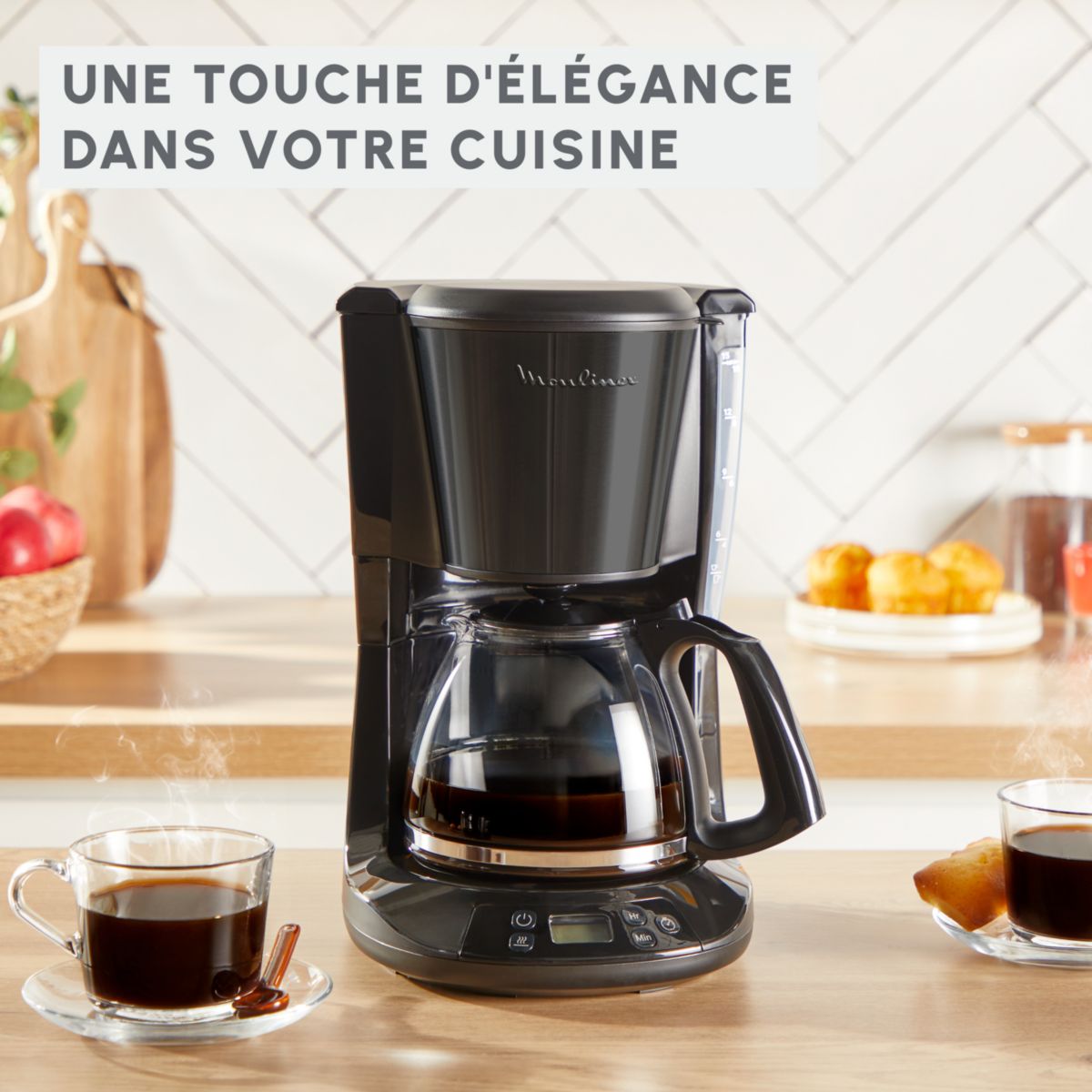 Cafetière filtre FG5S28E0 couleur unique, MOULINEX