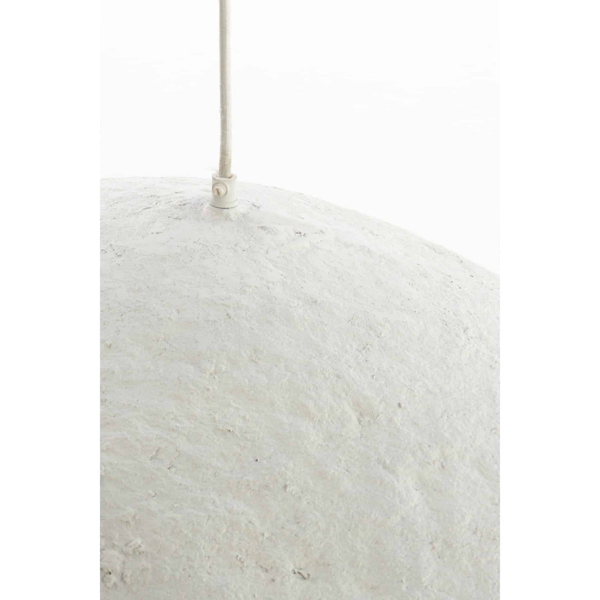 Lampe Suspendue Papier LONIA crème, LIGHT & LIVING