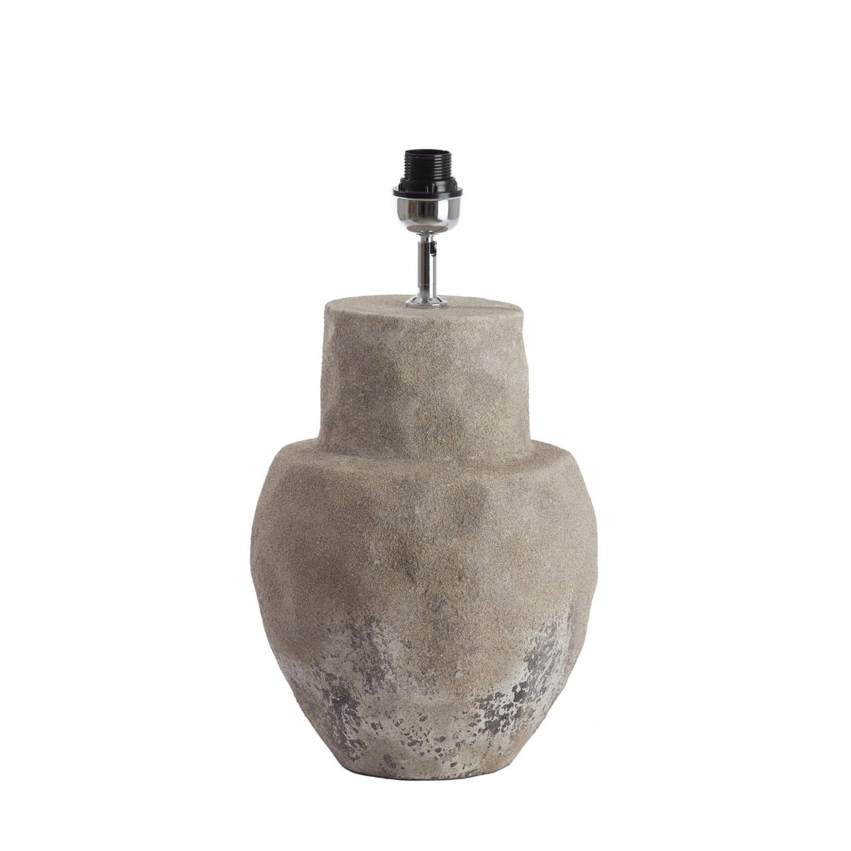 Base De La Lampe Céramique LEZAMA gris, LIGHT & LIVING 