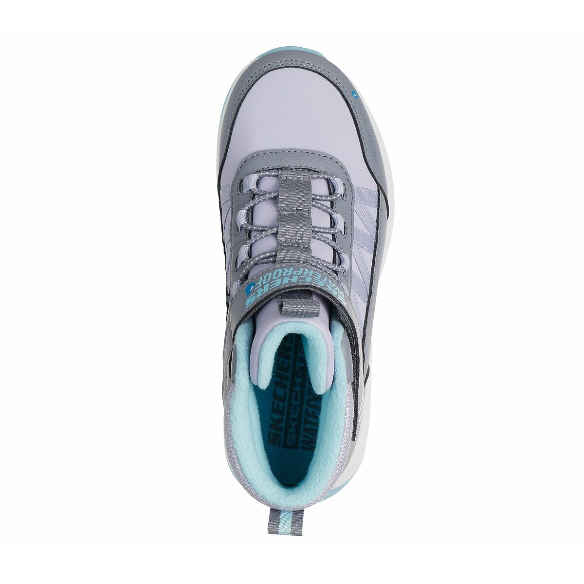 Kids Storm Blazer Trainers grey/blue, SKECHERS