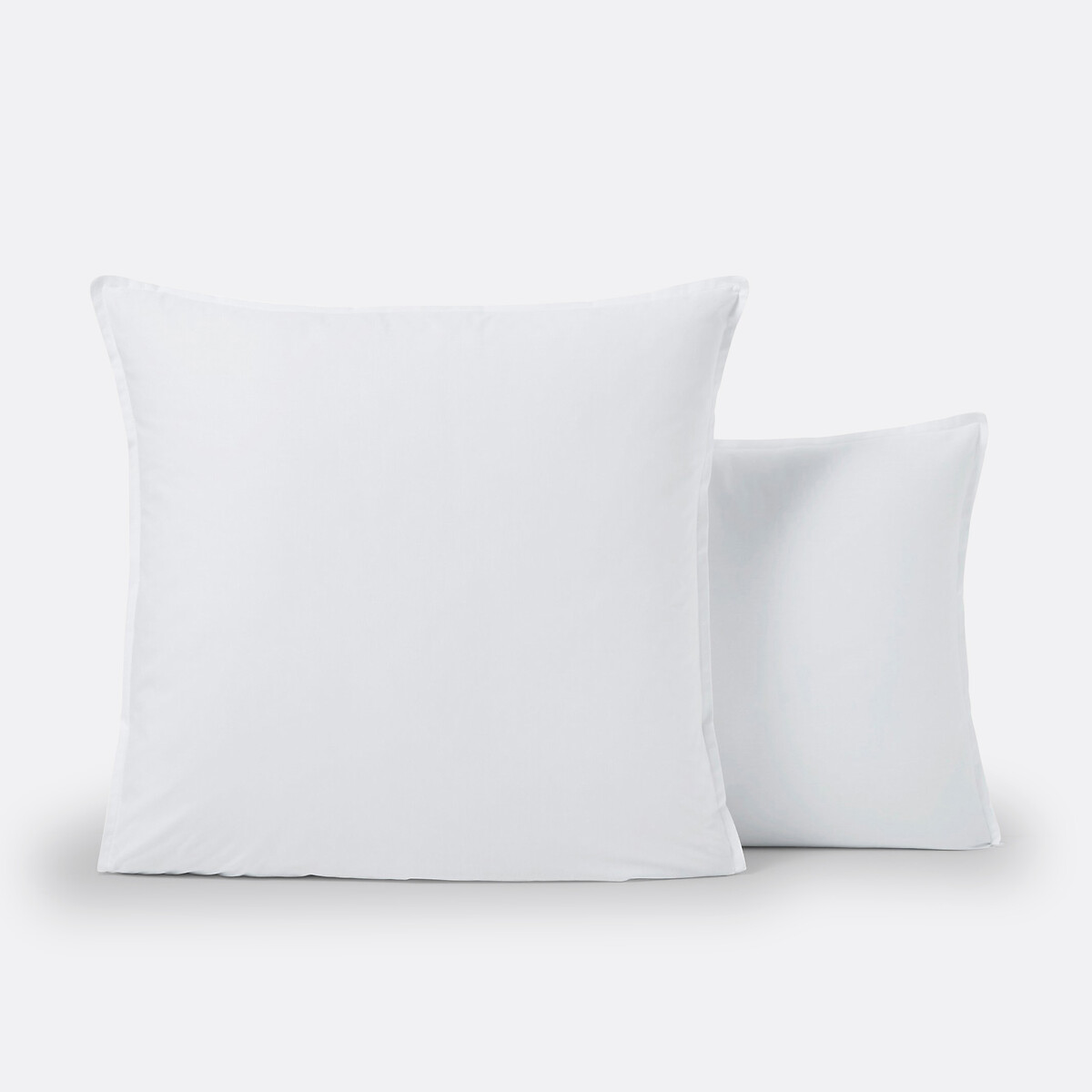 Funda de almohada lisa de percal de algodón orgánico 200 hilos, Scenario blanco, LA REDOUTE INTERIEURS